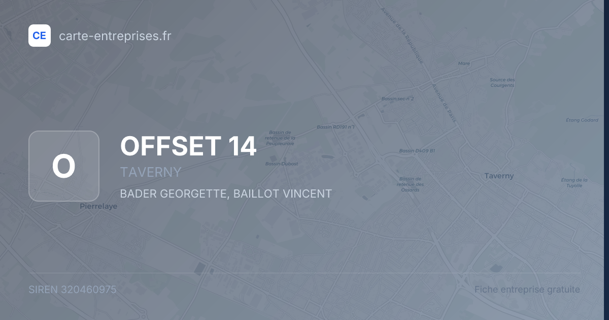 OFFSET 14 — 320460975 — fiche entreprise