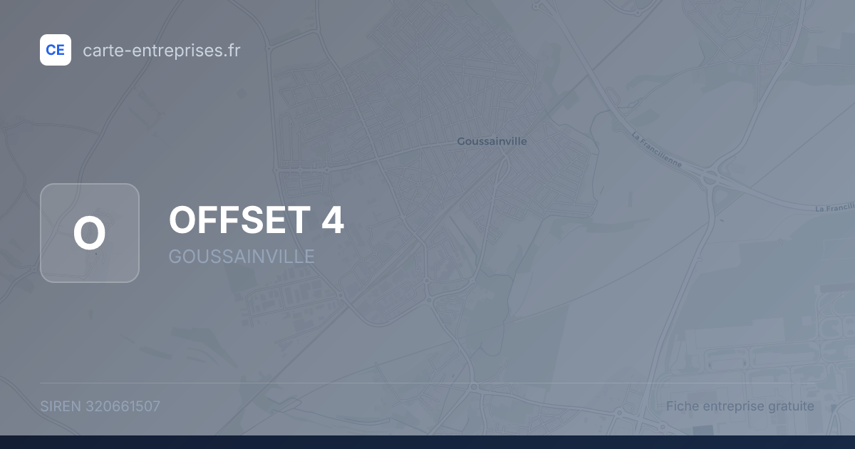 OFFSET 4 — 320661507 — fiche entreprise