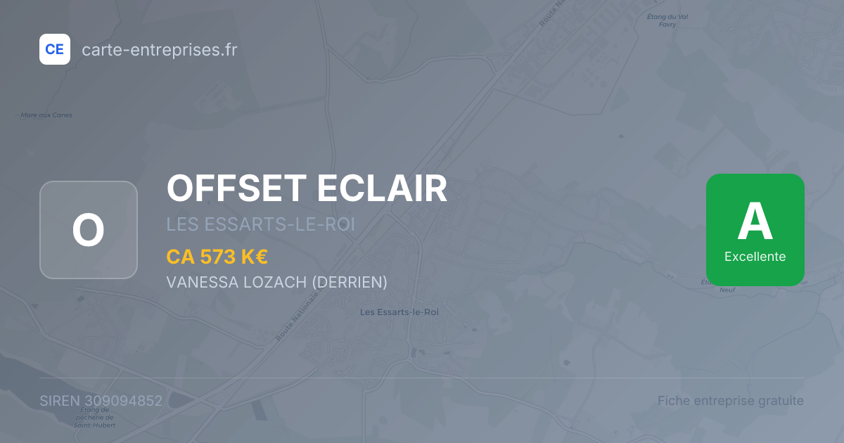 OFFSET ECLAIR — 309094852 — fiche entreprise