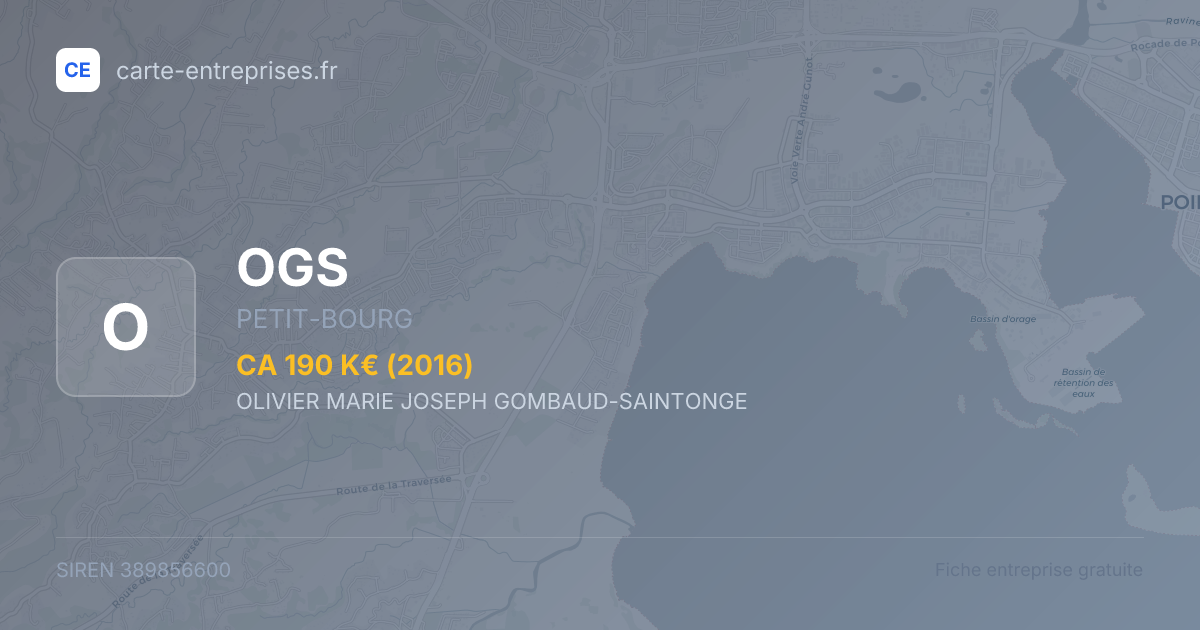 OGS — 389856600 — fiche entreprise