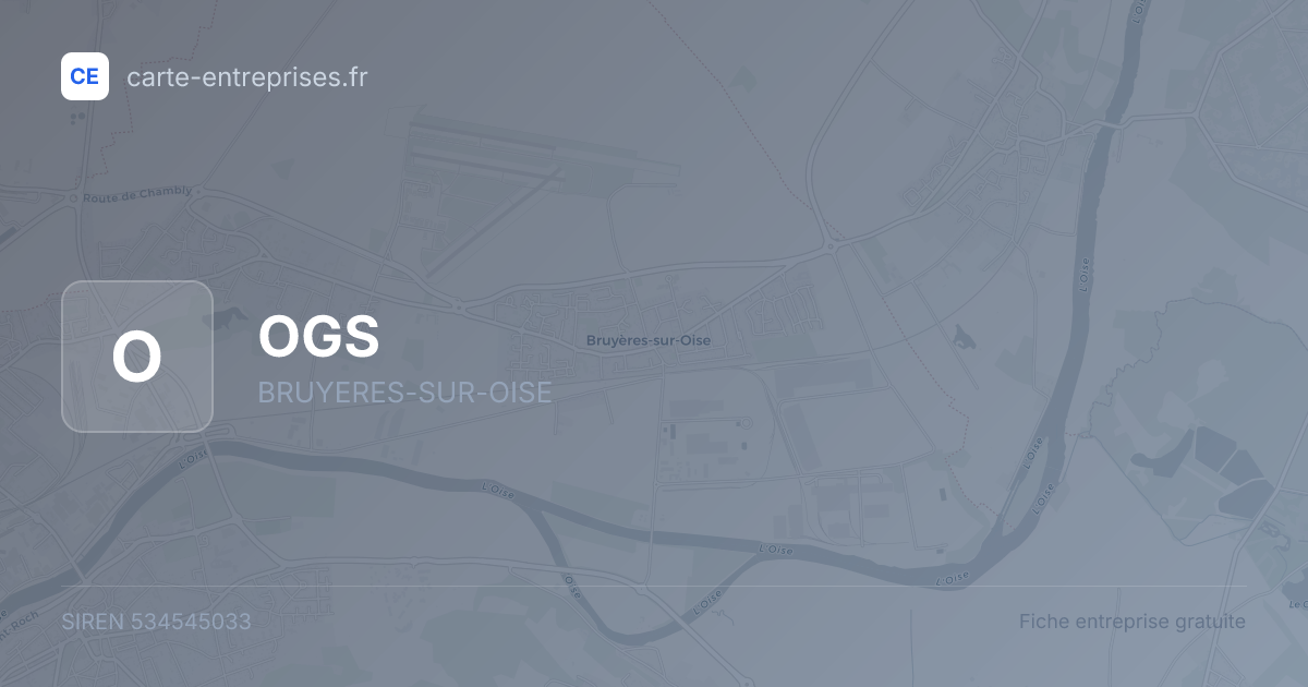 OGS — 534545033 — fiche entreprise