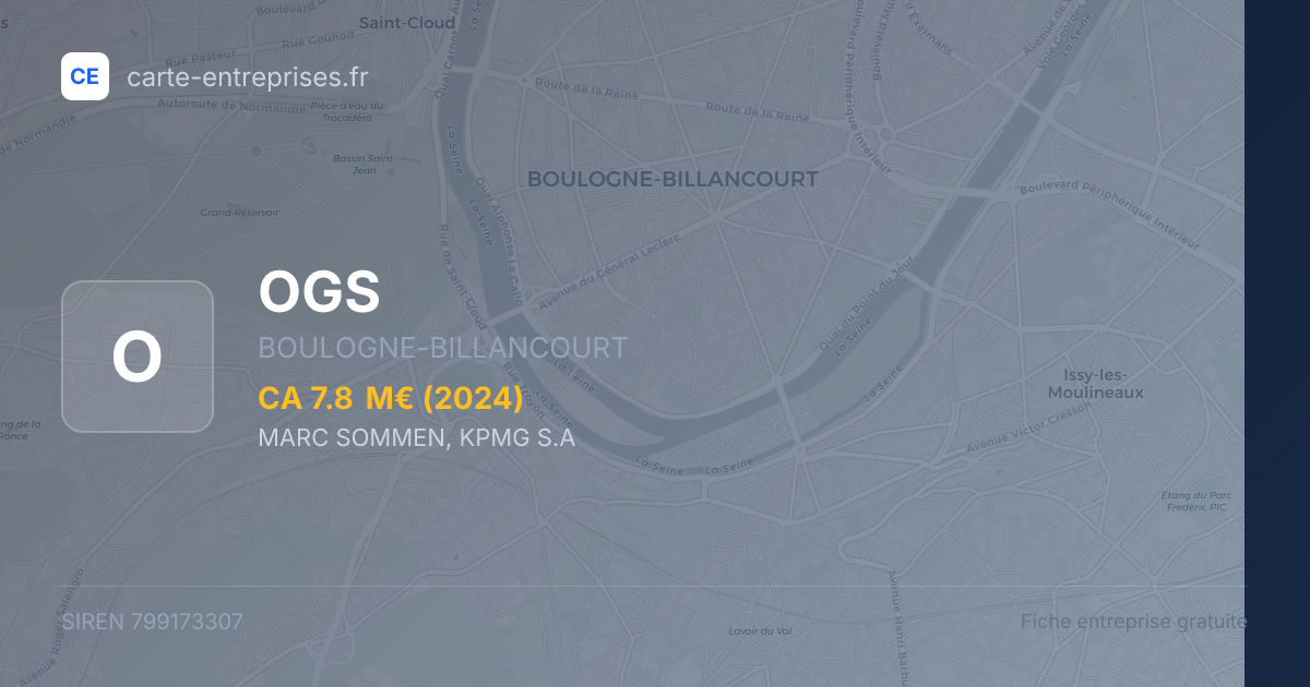 OGS — 799173307 — fiche entreprise