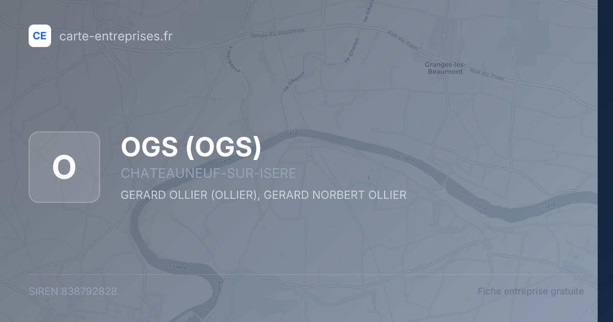 OGS — 838792828 — fiche entreprise