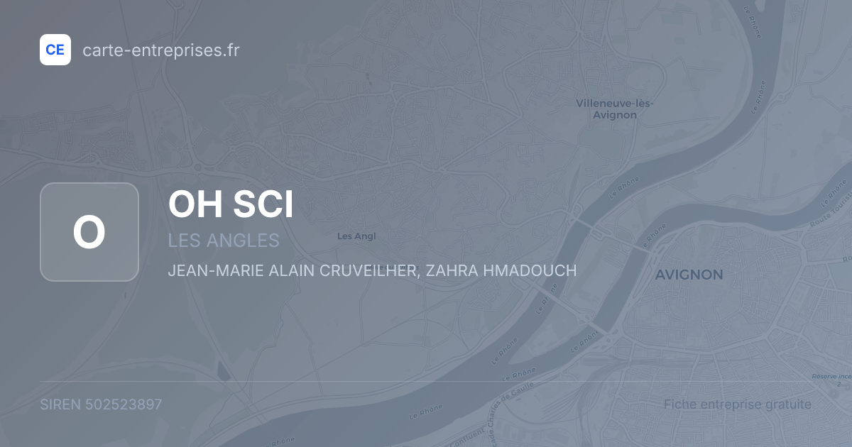 OH SCI — 502523897 — fiche entreprise