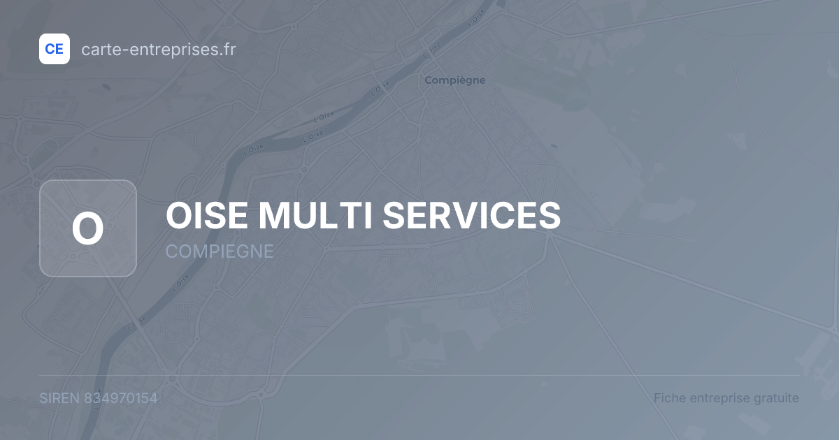 OISE MULTI SERVICES — 834970154 — fiche entreprise