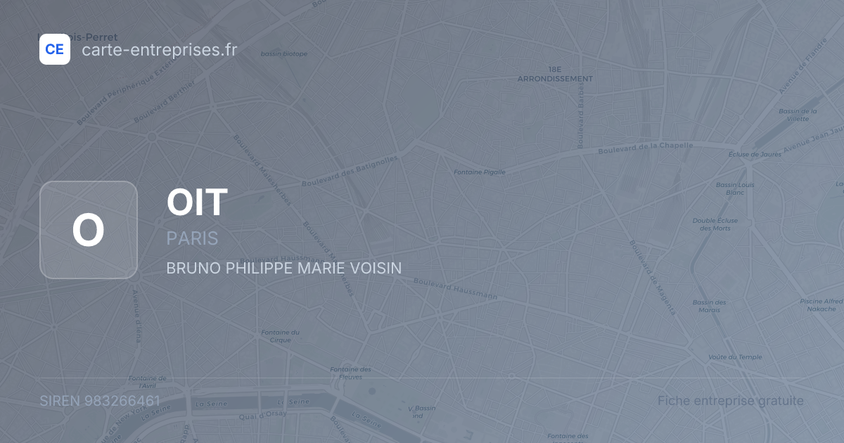 OIT — 983266461 — fiche entreprise