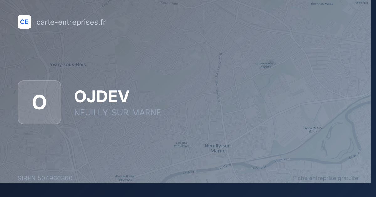 OJDEV — 504960360 — fiche entreprise