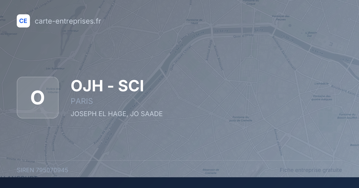 OJH - SCI — 795070945 — fiche entreprise
