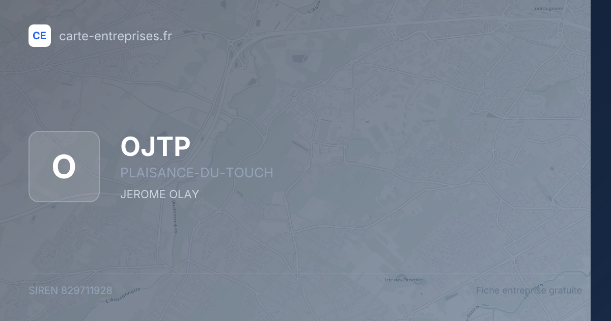 OJTP — 829711928 — fiche entreprise