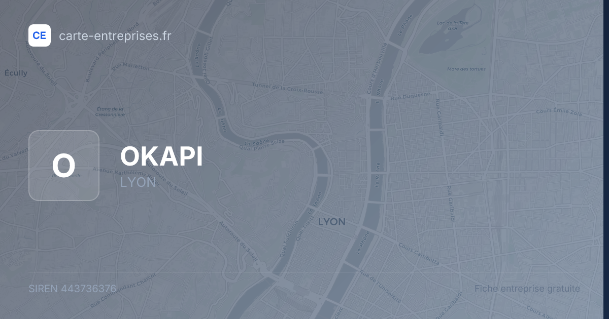 OKAPI — 443736376 — fiche entreprise