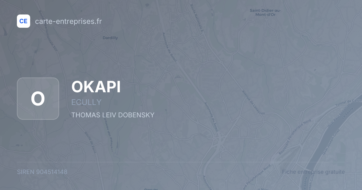 OKAPI — 904514148 — fiche entreprise