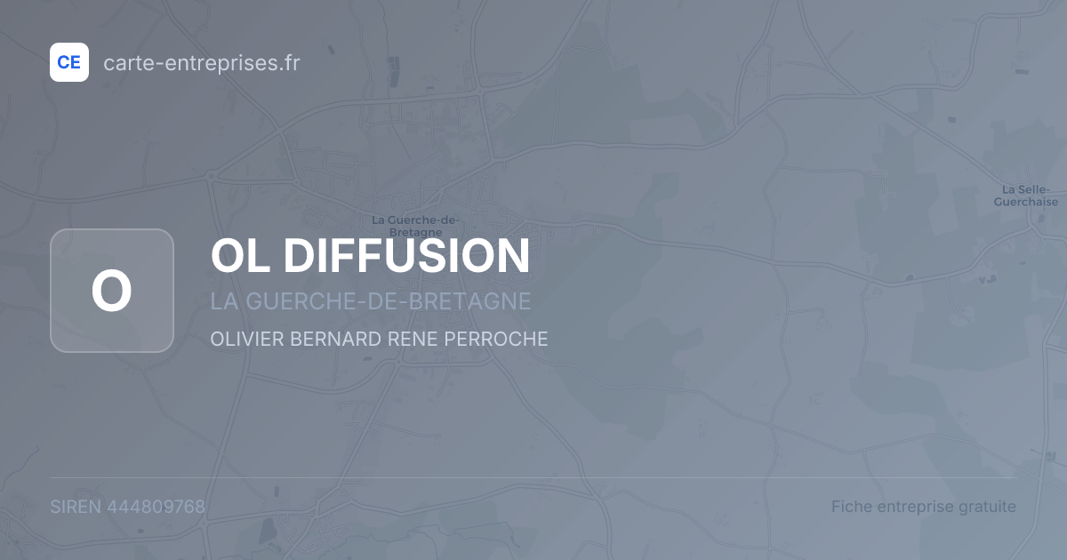 OL DIFFUSION — 444809768 — fiche entreprise