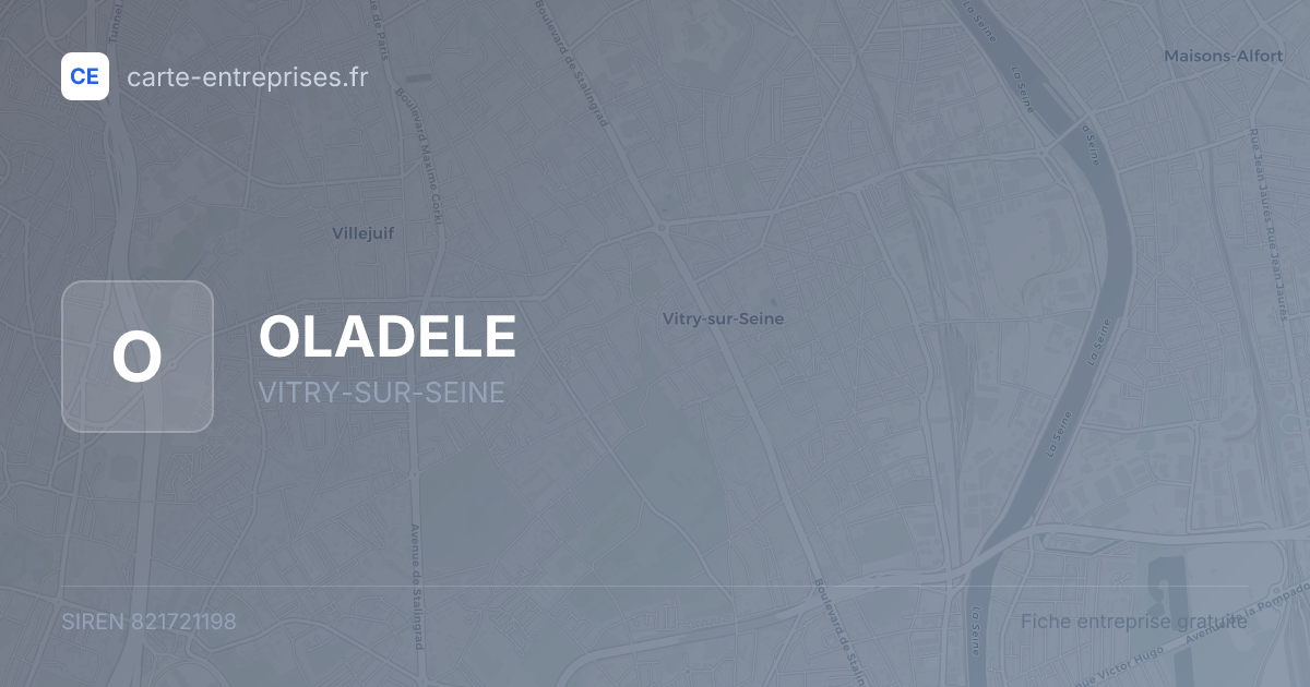 OLADELE — 821721198 — fiche entreprise