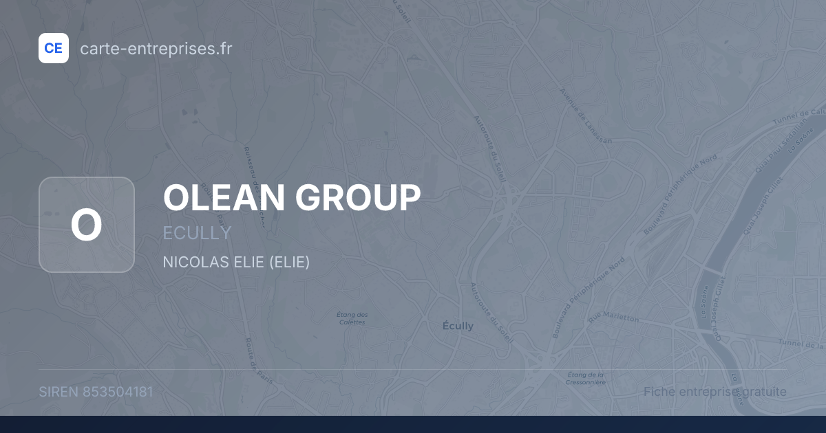 OLEAN GROUP — 853504181 — fiche entreprise