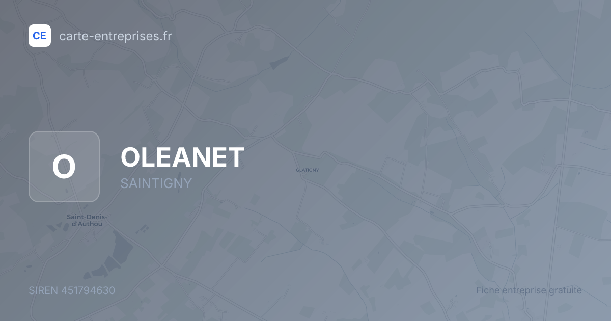 OLEANET — 451794630 — fiche entreprise