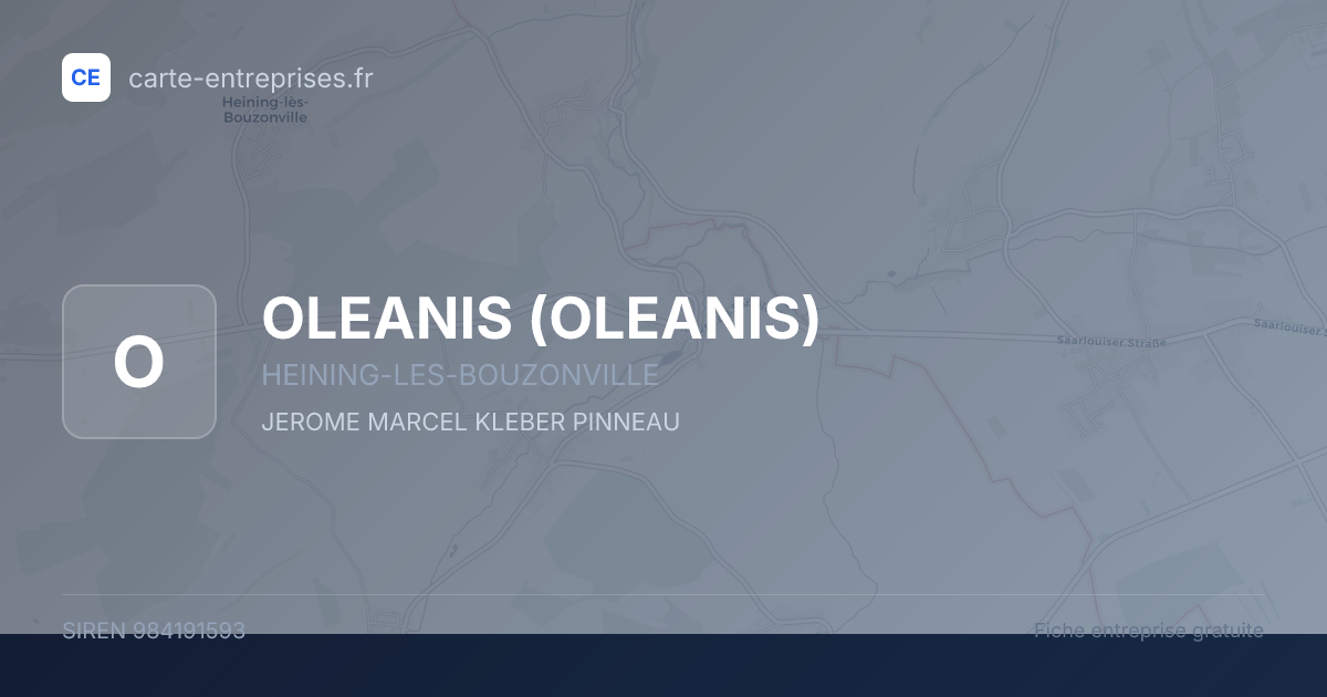 OLEANIS — 984191593 — fiche entreprise