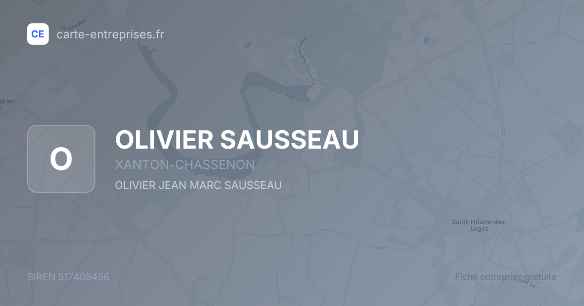 OLIVIER SAUSSEAU — 517408456 — fiche entreprise