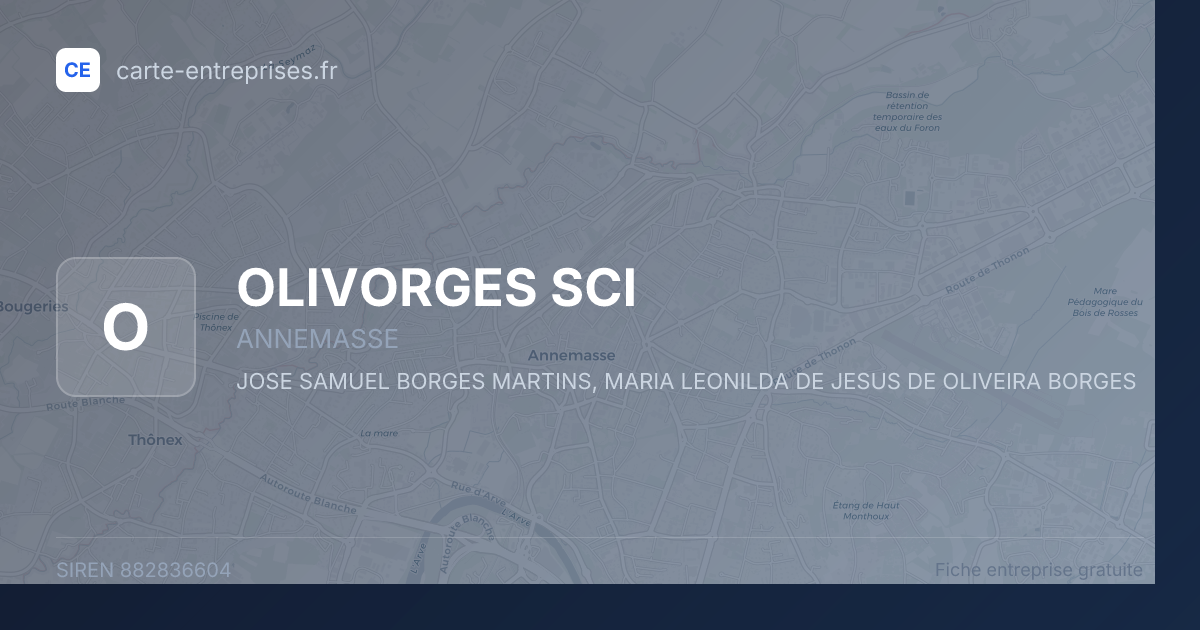 OLIVORGES SCI — 882836604 — fiche entreprise