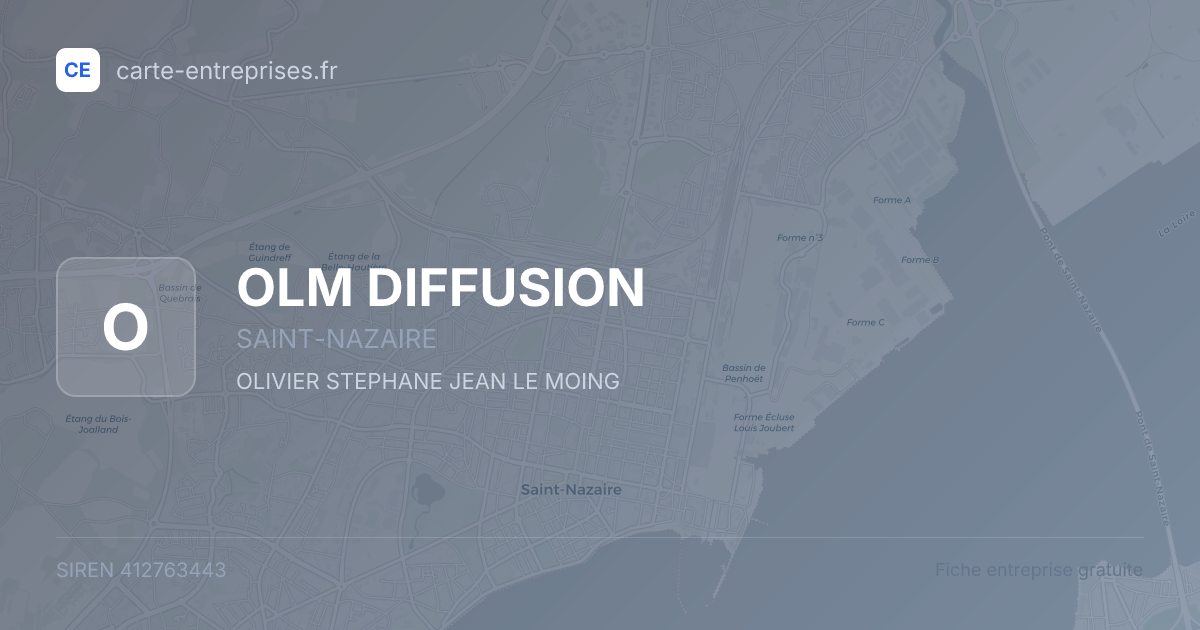 OLM DIFFUSION — 412763443 — fiche entreprise