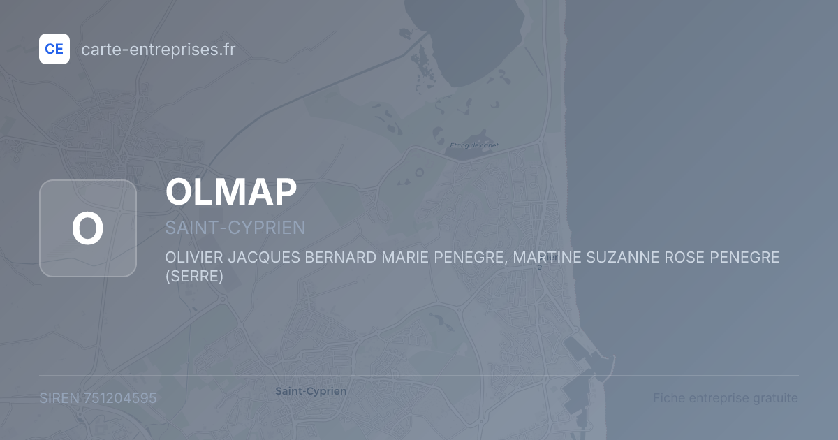OLMAP — 751204595 — fiche entreprise
