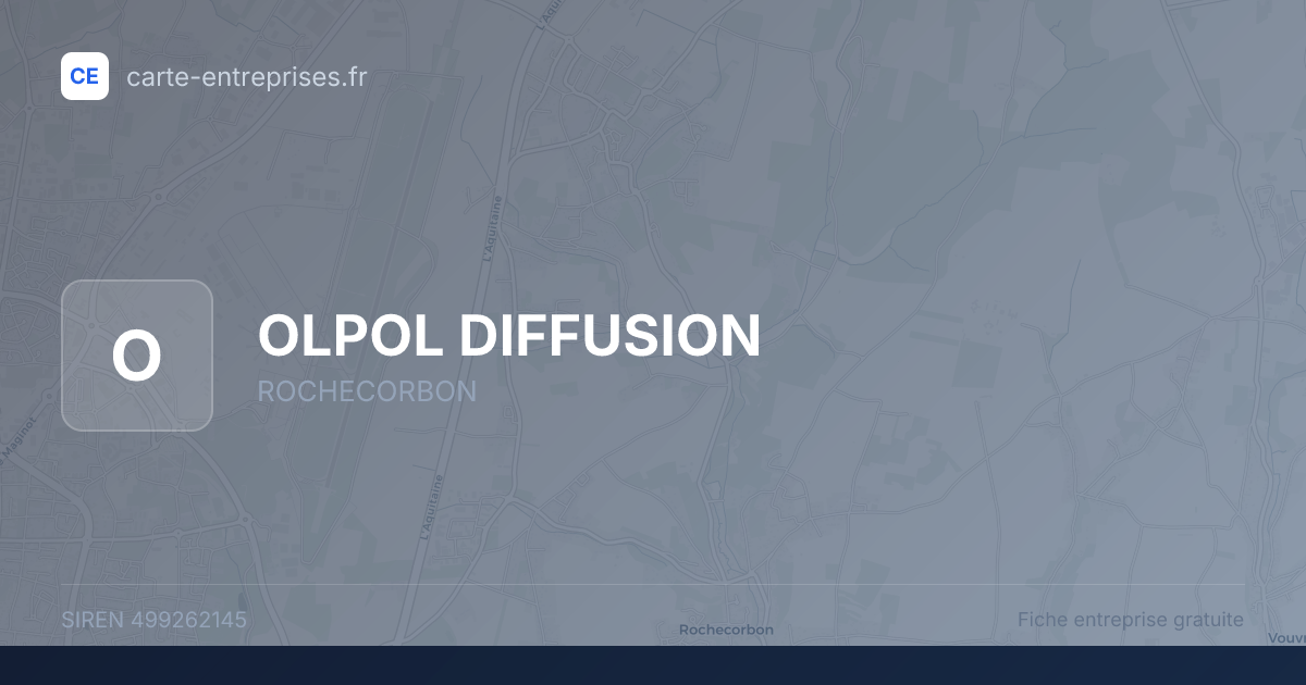OLPOL DIFFUSION — 499262145 — fiche entreprise