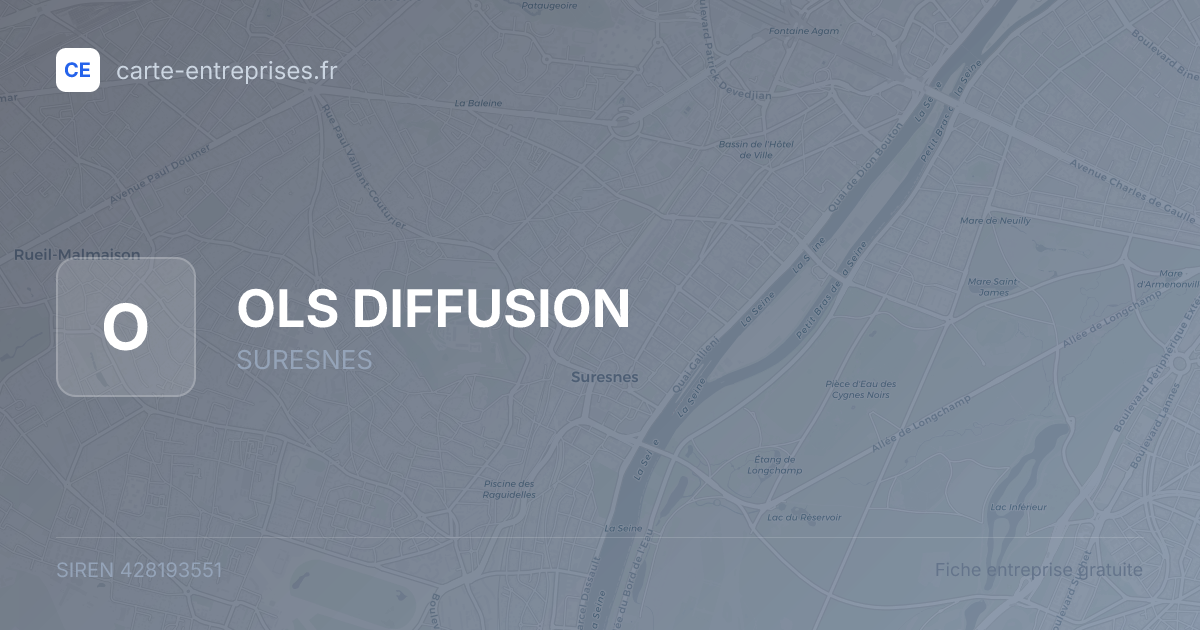 OLS DIFFUSION — 428193551 — fiche entreprise