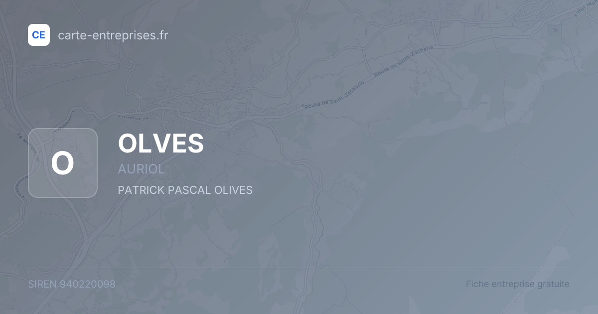 OLVES — 940220098 — fiche entreprise