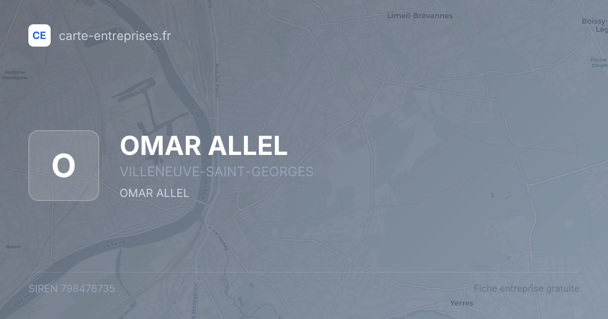 OMAR ALLEL — 798476735 — fiche entreprise
