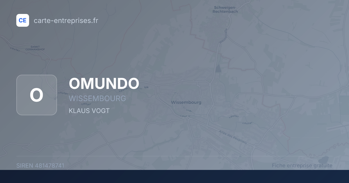 OMUNDO — 481478741 — fiche entreprise