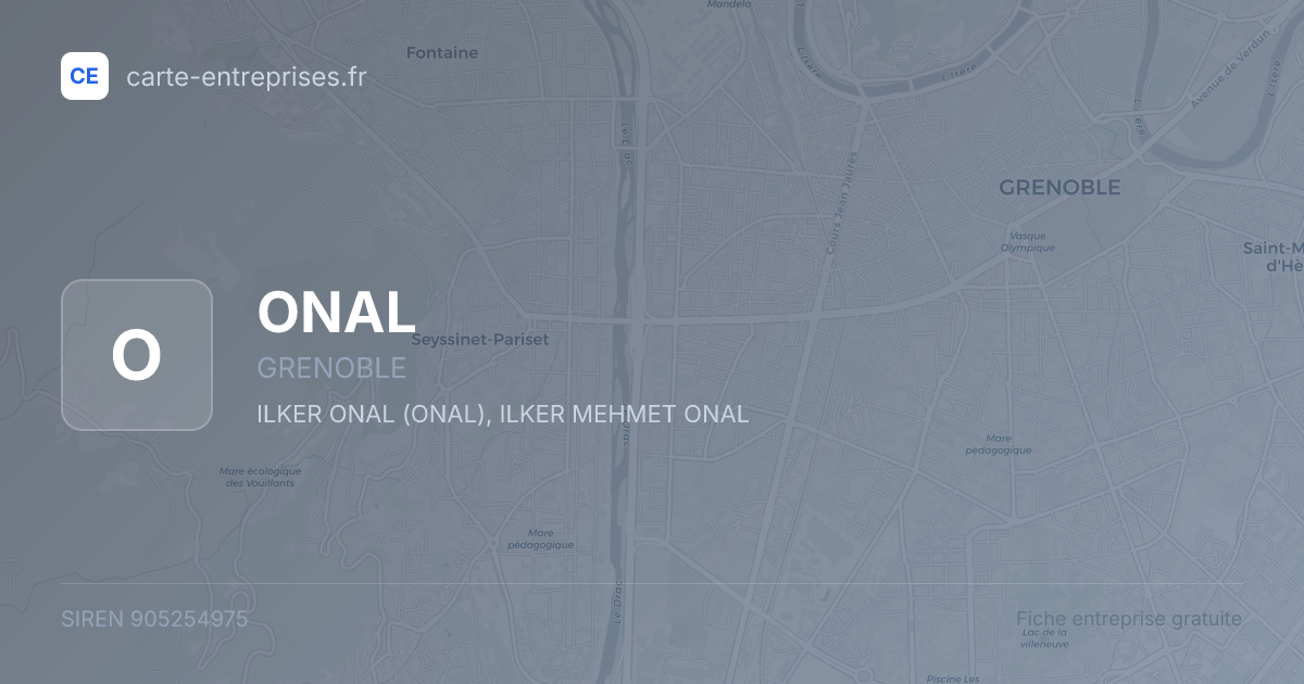 ONAL — 905254975 — fiche entreprise