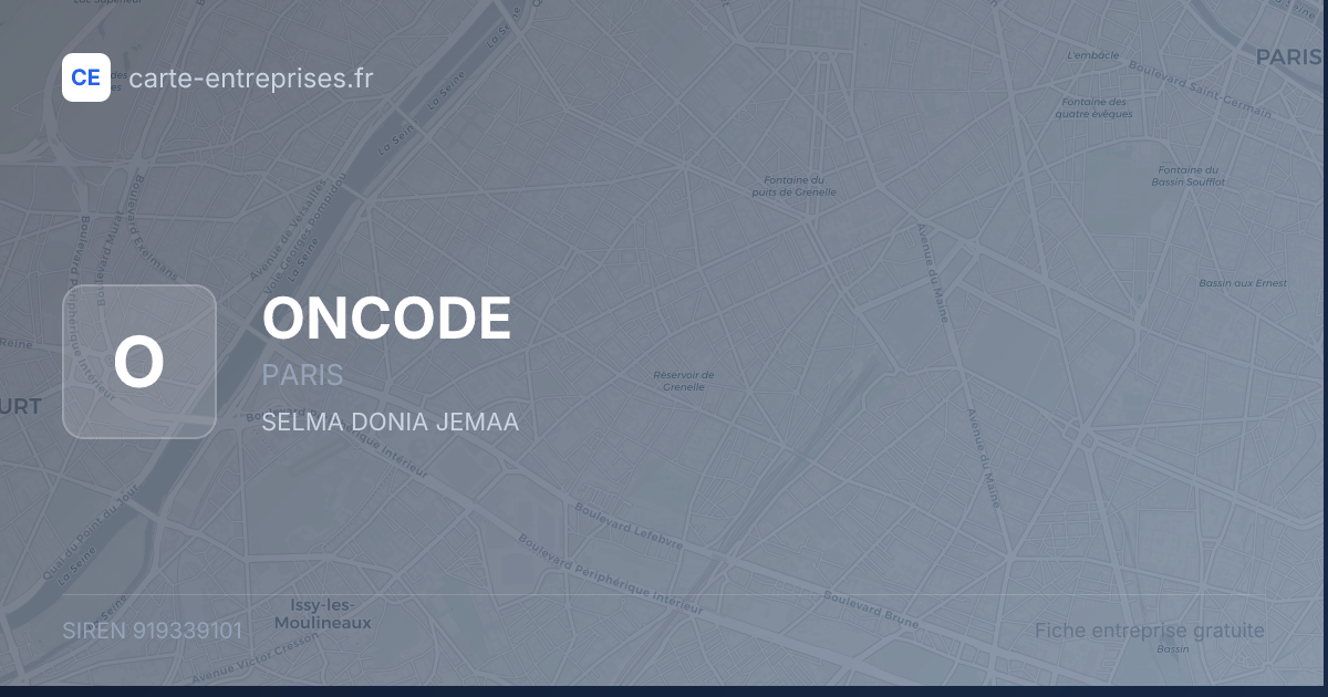 ONCODE — 919339101 — fiche entreprise