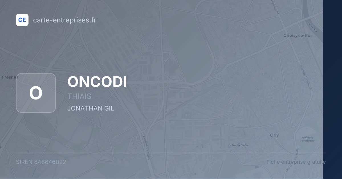 ONCODI — 848646022 — fiche entreprise