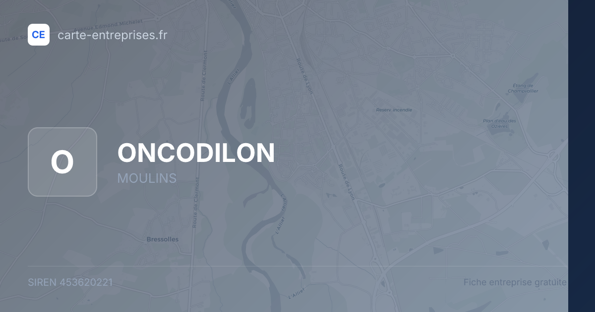 ONCODILON — 453620221 — fiche entreprise