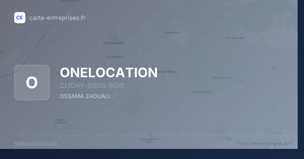 ONELOCATION — 920128030 — fiche entreprise