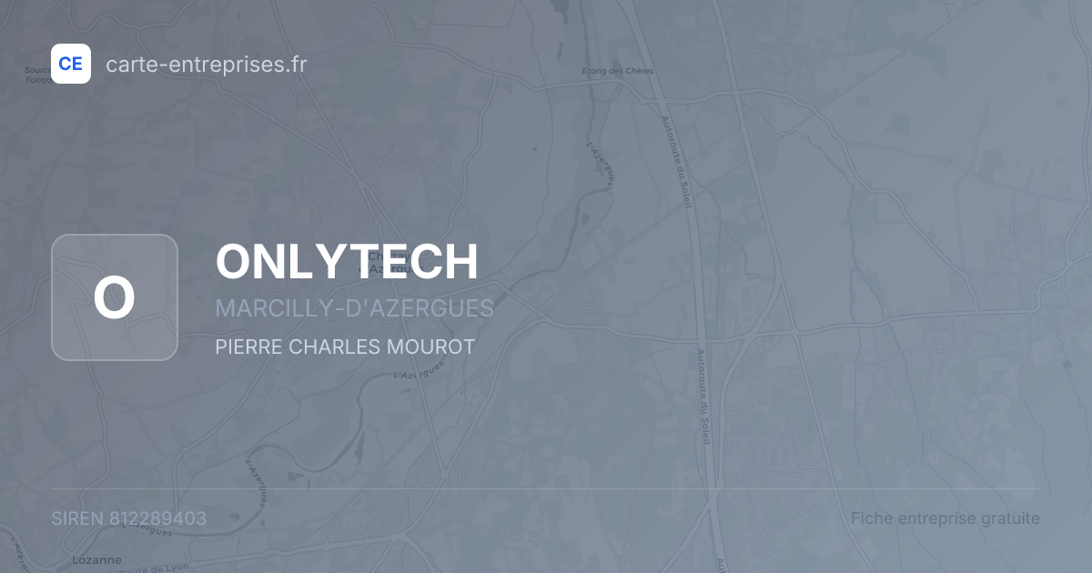 ONLYTECH — 812289403 — fiche entreprise