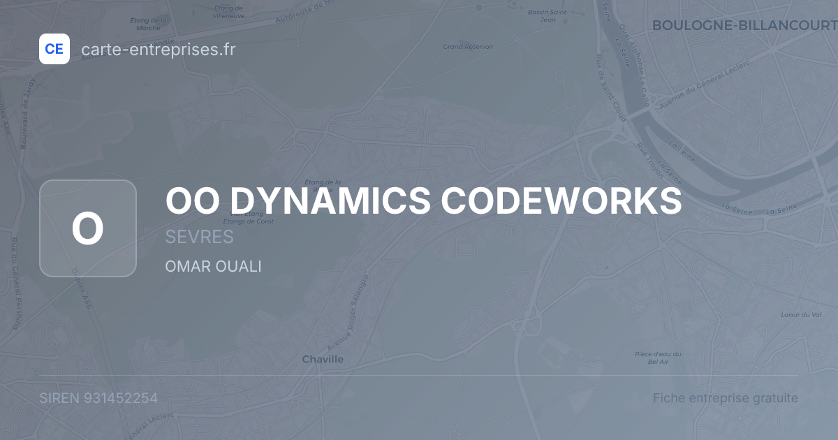 OO DYNAMICS CODEWORKS — 931452254 — fiche entreprise