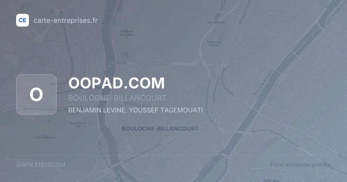 OOPAD.COM — 518320304 — fiche entreprise