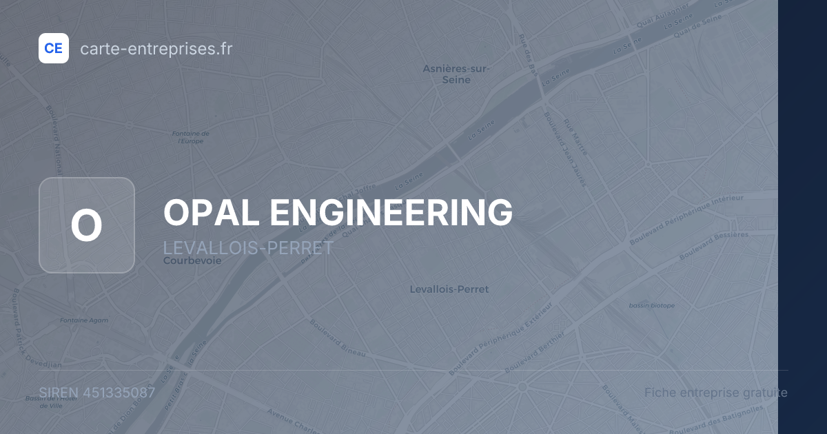 OPAL ENGINEERING — 451335087 — fiche entreprise