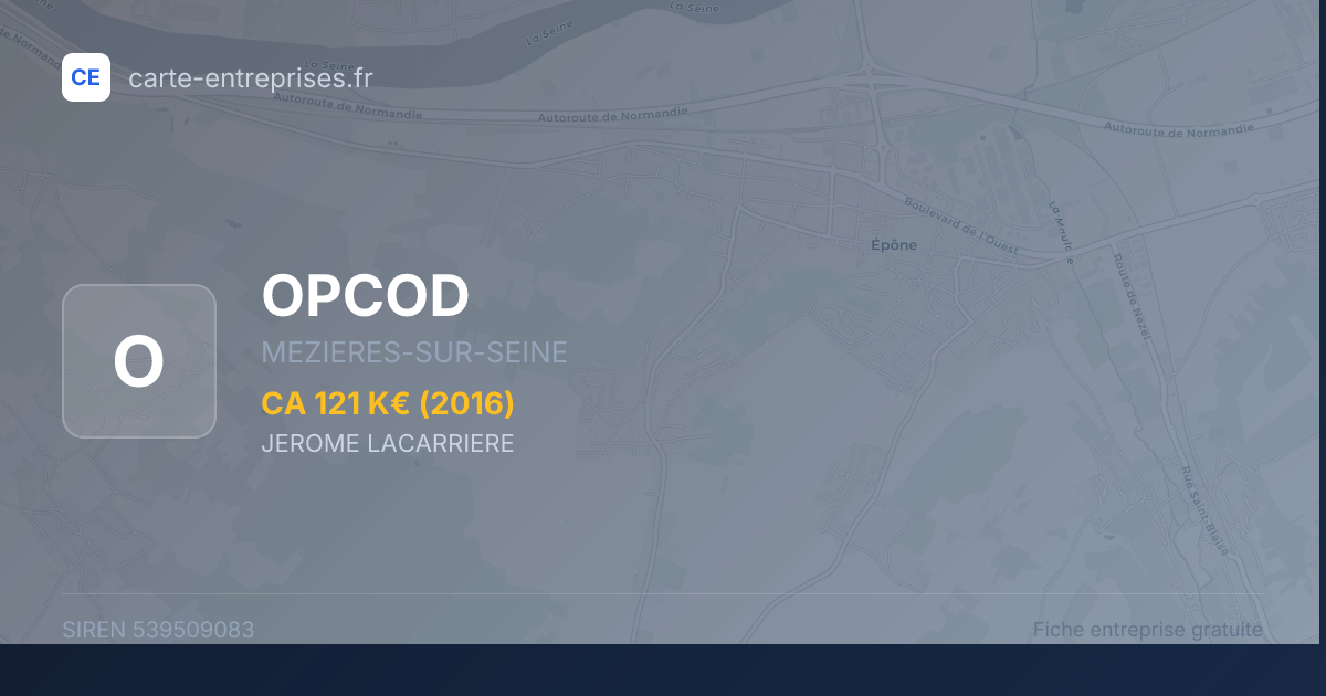 OPCOD — 539509083 — fiche entreprise