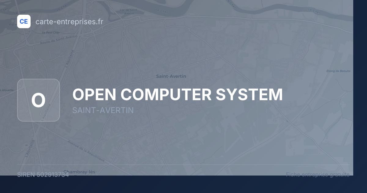 OPEN COMPUTER SYSTEM — 502913734 — fiche entreprise