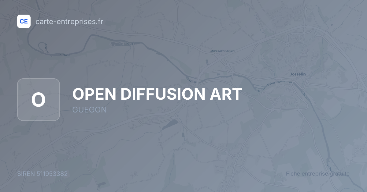 OPEN DIFFUSION ART — 511953382 — fiche entreprise