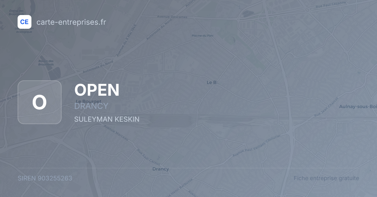 OPEN — 903255263 — fiche entreprise