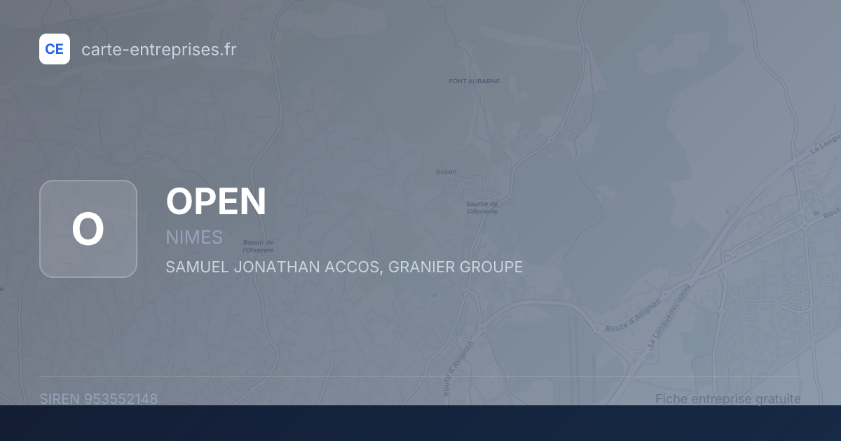 OPEN — 953552148 — fiche entreprise