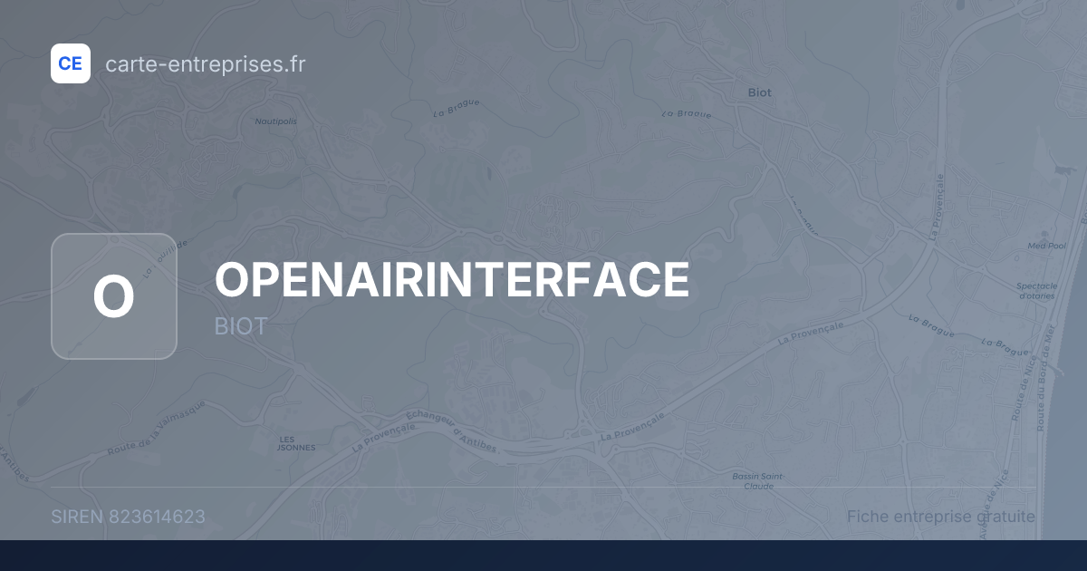 OPENAIRINTERFACE — 823614623 — fiche entreprise