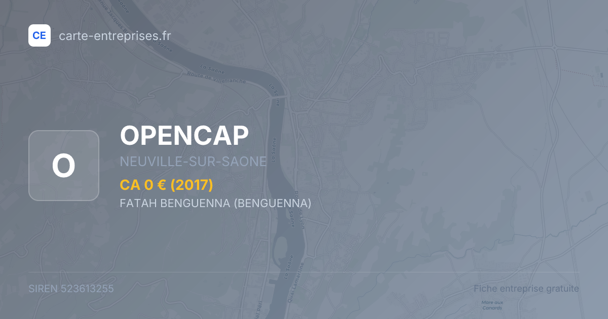 OPENCAP — 523613255 — fiche entreprise