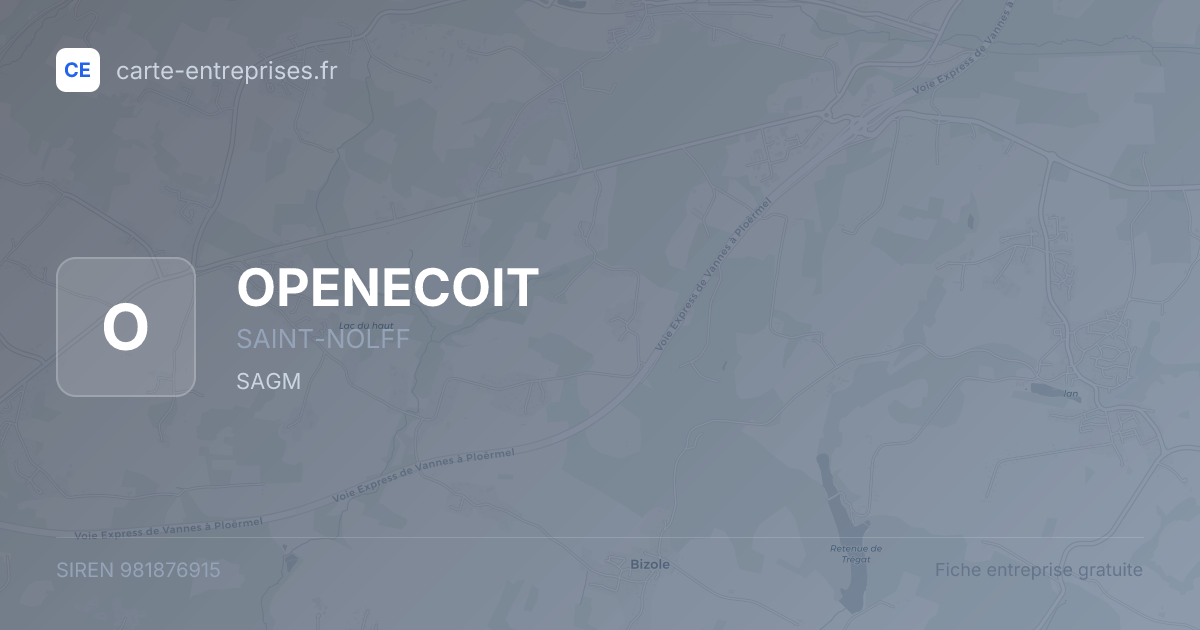 OPENECOIT — 981876915 — fiche entreprise