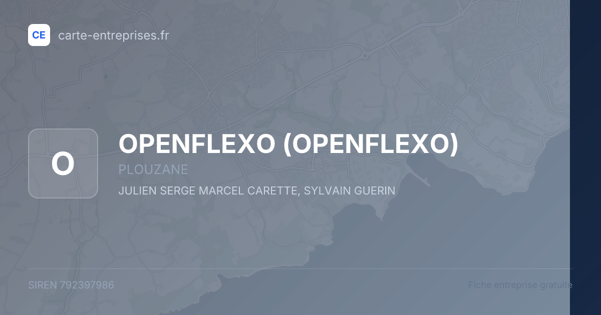 OPENFLEXO — 792397986 — fiche entreprise