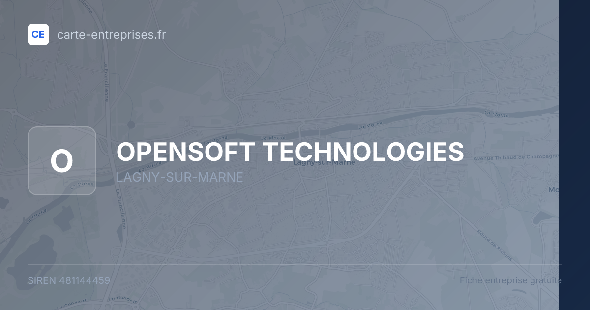 OPENSOFT TECHNOLOGIES — 481144459 — fiche entreprise