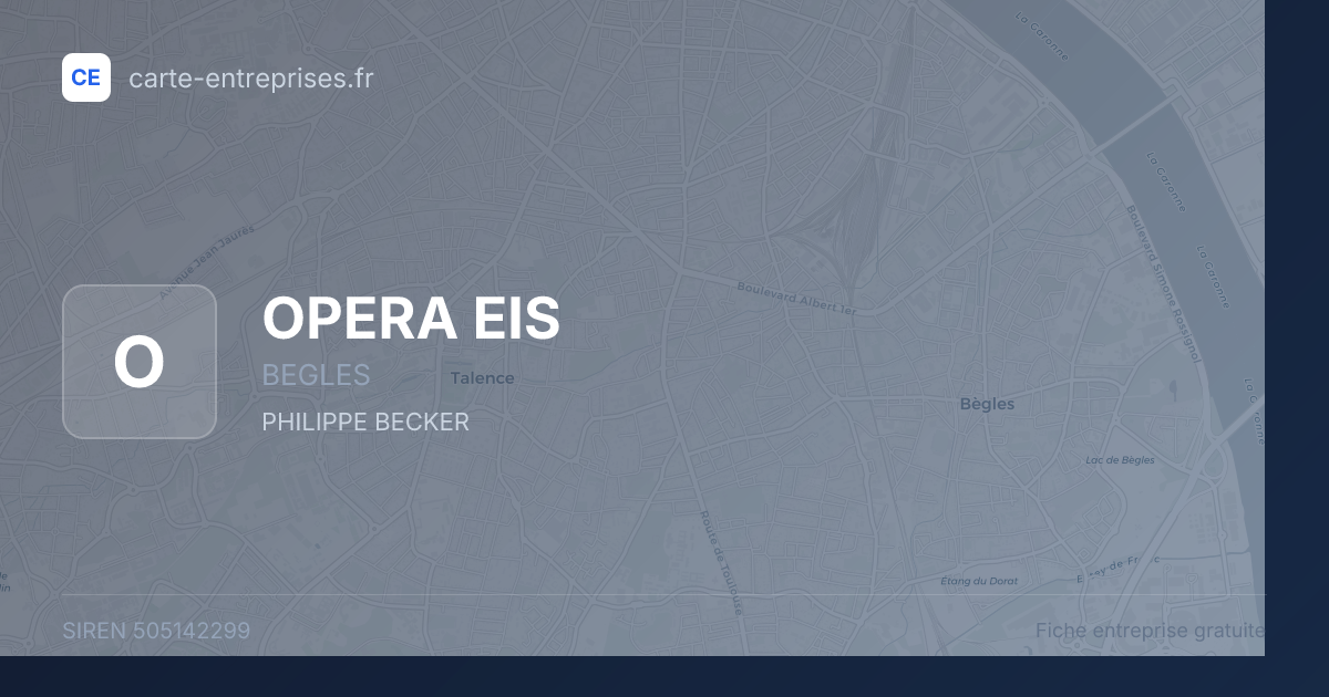 OPERA EIS — 505142299 — fiche entreprise