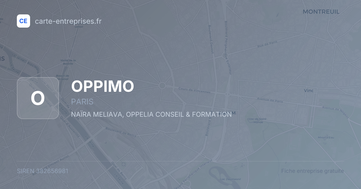 OPPIMO — 382656981 — fiche entreprise